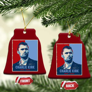 Charlie Kirk Tribute Ceramic Ornament Freedom Hope Memorial 1993 2025 TS02 Print Your Wear