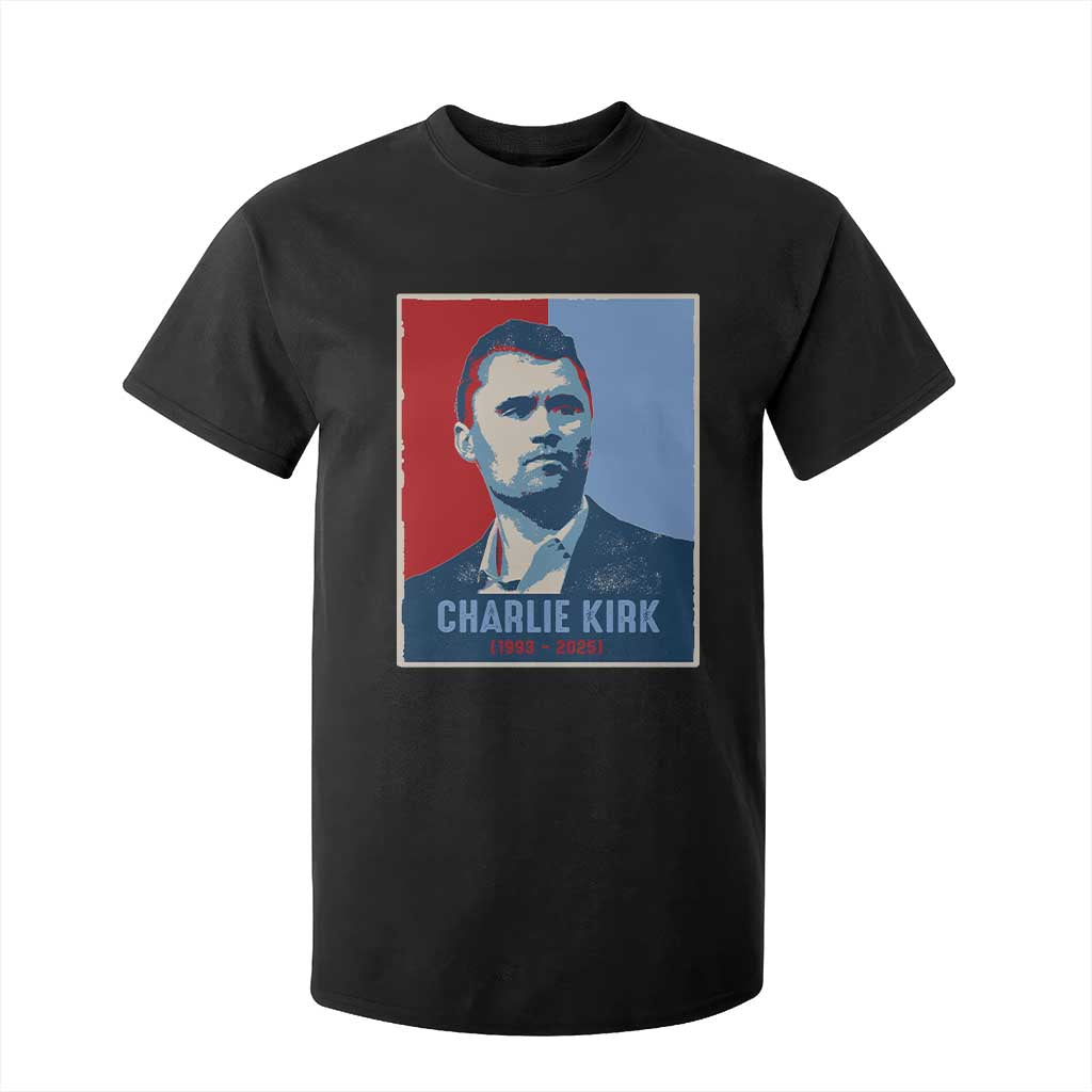 Charlie Kirk Tribute T Shirt For Kid Freedom Hope Memorial 1993 2025 TS02 Black Print Your Wear
