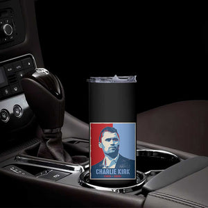 Charlie Kirk Tribute Skinny Tumbler Freedom Hope Memorial 1993 2025 TS02 Print Your Wear