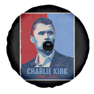 Charlie Kirk Tribute Spare Tire Cover Freedom Hope Memorial 1993 2025 TS02 Print Your Wear