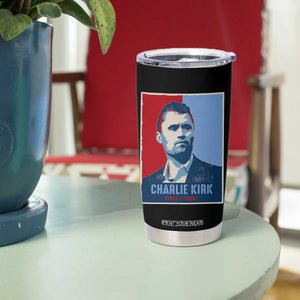 Charlie Kirk Tribute Tumbler Cup Freedom Hope Memorial 1993 2025 TS02 Print Your Wear