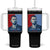 Charlie Kirk Tribute Tumbler With Handle Freedom Hope Memorial 1993 2025 TS02 One Size: 40 oz Black Print Your Wear