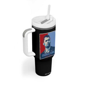Charlie Kirk Tribute Tumbler With Handle Freedom Hope Memorial 1993 2025 TS02 Print Your Wear