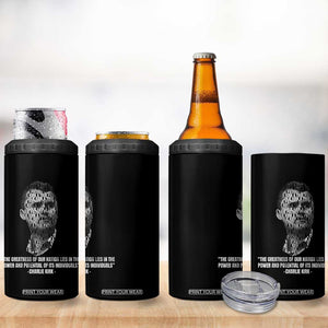 Charlie Kirk Legacy 4 in 1 Can Cooler Tumbler Greatness of Our Nation American True Patriot TS02 Print Your Wear