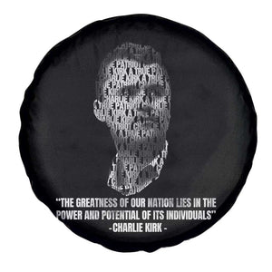 Charlie Kirk Legacy Spare Tire Cover Greatness of Our Nation American True Patriot TS02 Print Your Wear