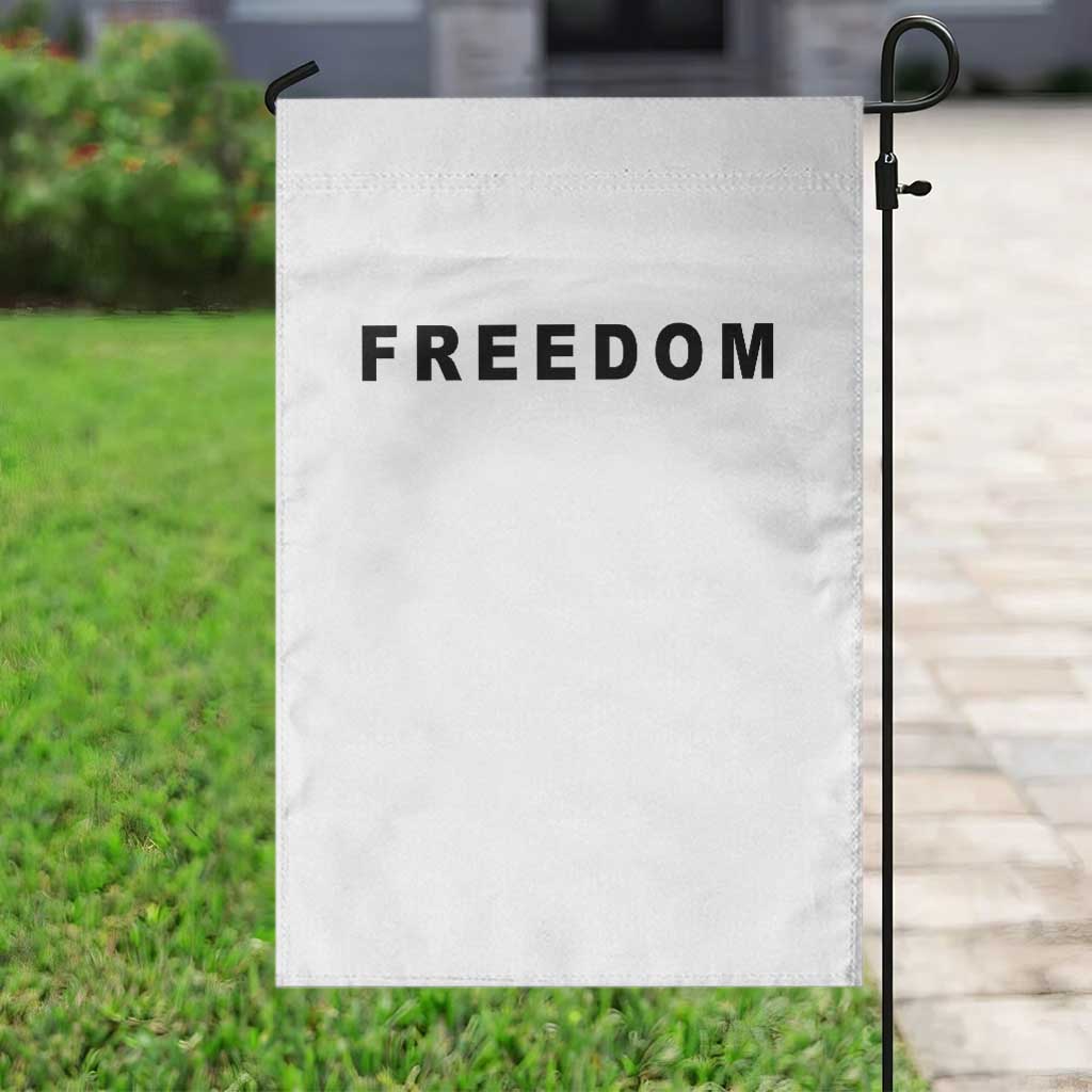 Freedom Statement Garden Flag Free Speech Charlie Kirk Tribute TS02 Print Your Wear