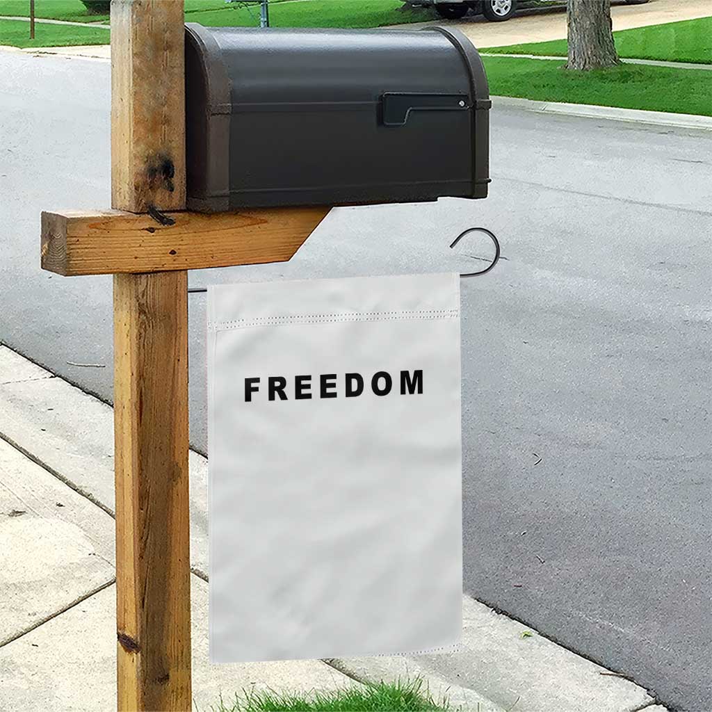 Freedom Statement Garden Flag Free Speech Charlie Kirk Tribute TS02 Print Your Wear