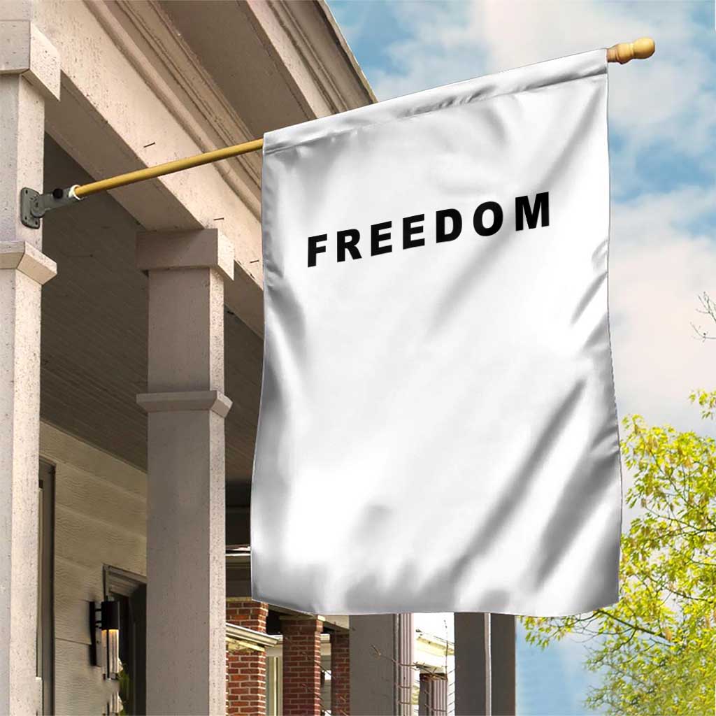 Freedom Statement Garden Flag Free Speech Charlie Kirk Tribute TS02 Print Your Wear