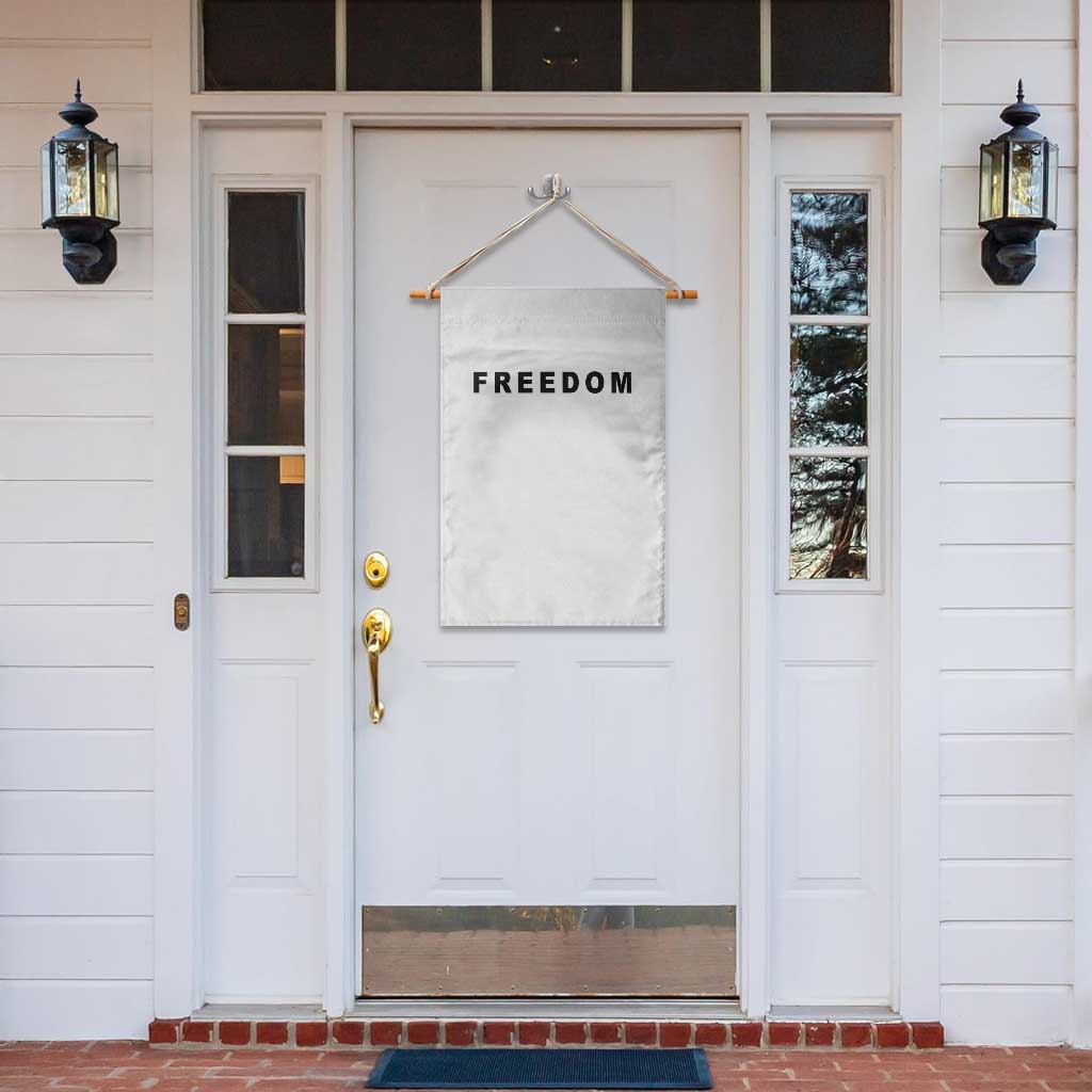 Freedom Statement Garden Flag Free Speech Charlie Kirk Tribute TS02 Print Your Wear