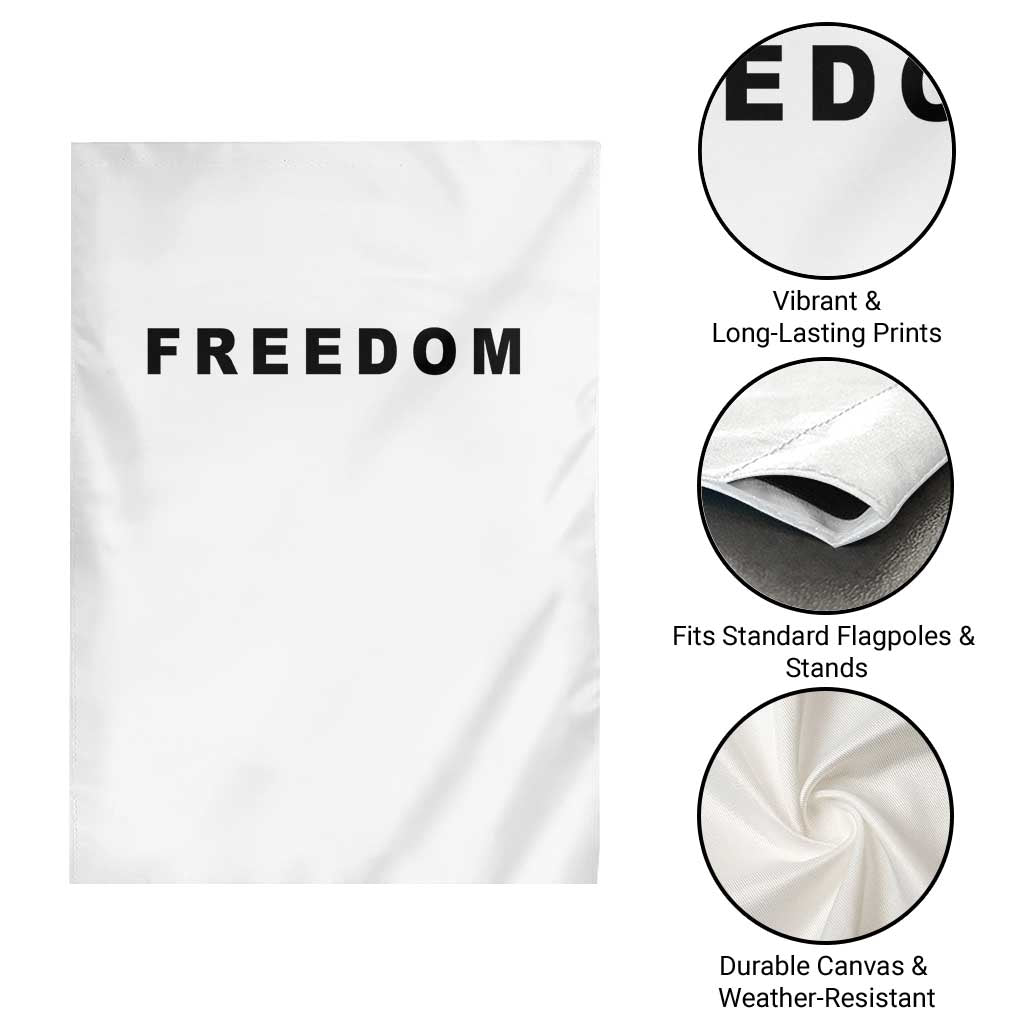 Freedom Statement Garden Flag Free Speech Charlie Kirk Tribute TS02 Print Your Wear