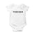 Freedom Statement Baby Onesie Free Speech Charlie Kirk Tribute TS02 White Print Your Wear