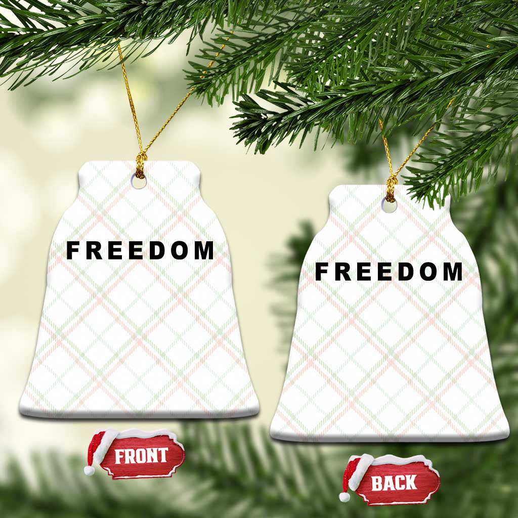 Freedom Statement Ceramic Ornament Free Speech Charlie Kirk Tribute TS02 Print Your Wear