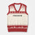 Freedom Statement V-Neck Knit Sweater Vest Free Speech Charlie Kirk Tribute TS02 Beige Red Print Your Wear