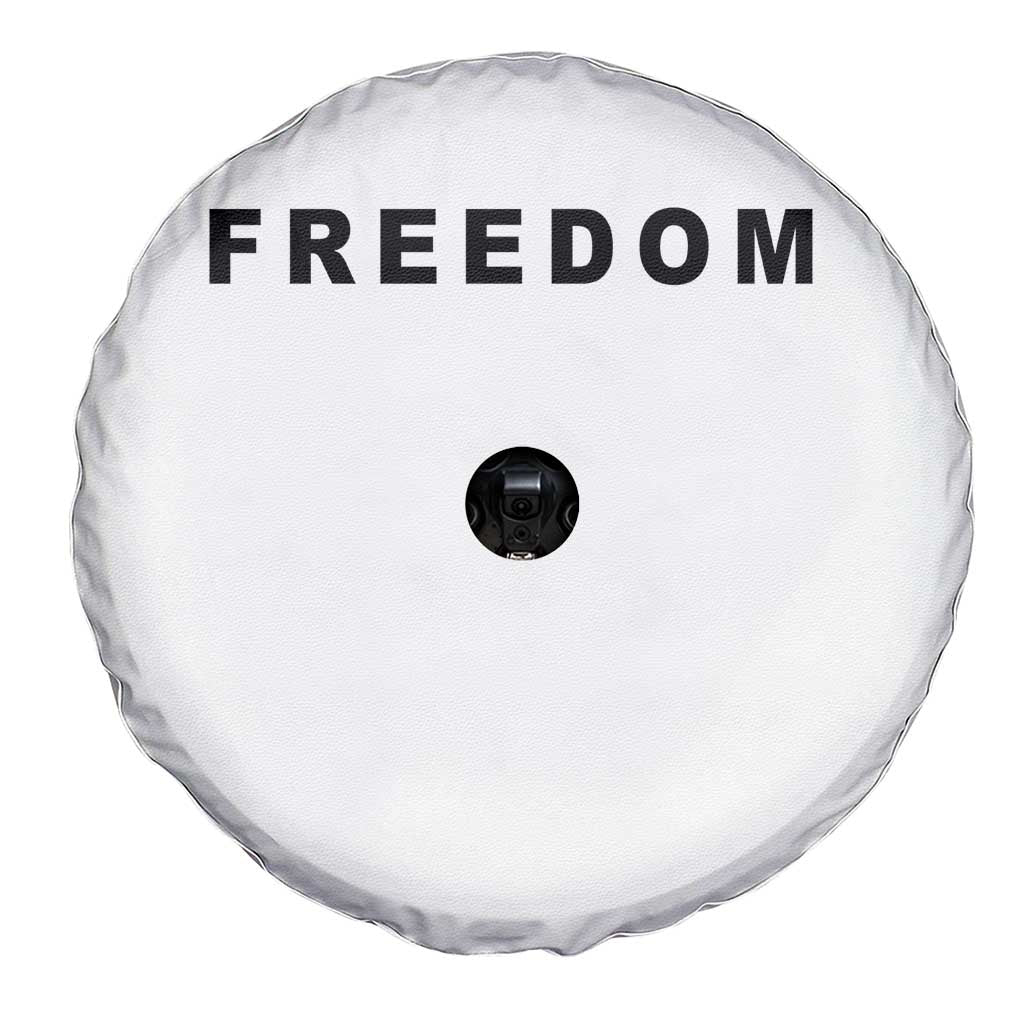 Freedom Statement Spare Tire Cover Free Speech Charlie Kirk Tribute TS02 Print Your Wear