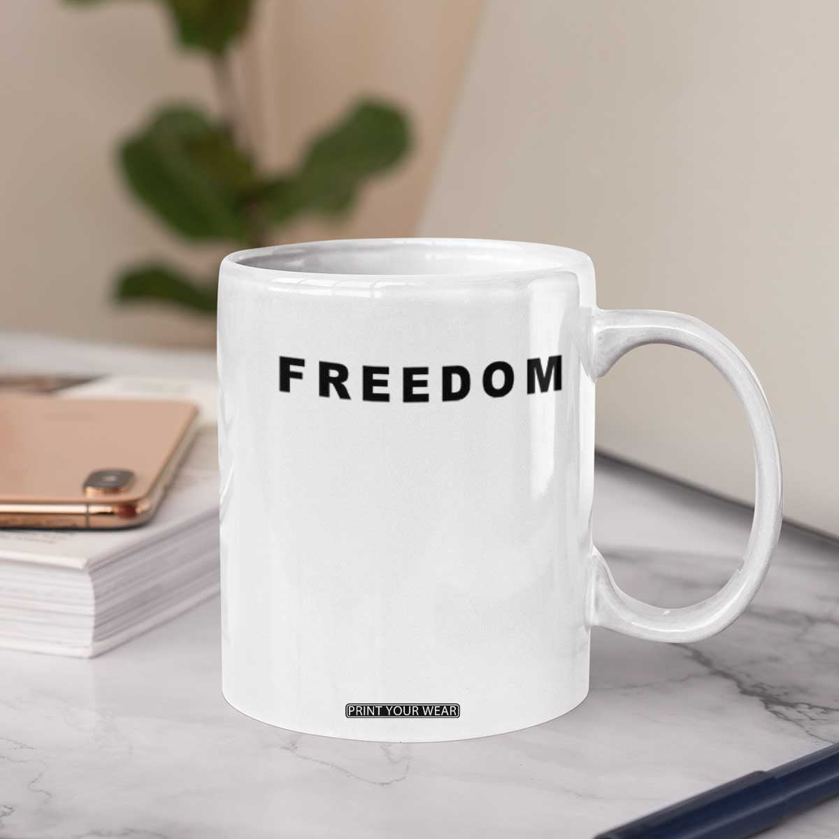 Freedom Statement Coffee Mug Free Speech Charlie Kirk Tribute TS02 Print Your Wear