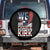 We Are Charlie Kirk Patriotic Spare Tire Cover United We Stand Strong and Honor American Eagle Graphic TS02 No hole Black Print Your Wear