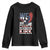 We Are Charlie Kirk Patriotic Youth Sweatshirt United We Stand Strong and Honor American Eagle Graphic TS02 Black Print Your Wear
