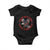 Patriotic American Eagle Graphic Baby Onesie Never Back Down Never Surrender Memorial for Freedom Fighters TS02 Black Print Your Wear