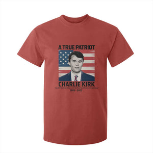 A True Patriot Memorial T Shirt For Kid Charlie Kirk Legacy The Greatness of Our Nation TS02 Red Print Your Wear