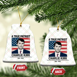 A True Patriot Memorial Ceramic Ornament Charlie Kirk Legacy The Greatness of Our Nation TS02 Print Your Wear