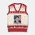 A True Patriot Memorial V-Neck Knit Sweater Vest Charlie Kirk Legacy The Greatness of Our Nation TS02 Beige Red Print Your Wear