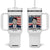 A True Patriot Memorial Tumbler With Handle Charlie Kirk Legacy The Greatness of Our Nation TS02 One Size: 40 oz White Print Your Wear