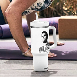 Freedom Is Not Free Tumbler With Handle Defender of Liberty Charlie Kirk Tribute TS02 Print Your Wear