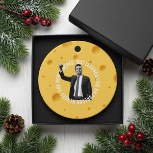 Legends Live Forever Tribute Ceramic Ornament Charlie Kirk Legacy Remembrance TS02 1pc Yellow Cheese Print Your Wear