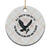 Christian Faith Patriotic Ceramic Ornament Death Deliver The Believer To Jesus American Eagle Graphic TS02 1pc Christmas Plaid Print Your Wear