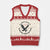 Christian Faith Patriotic V-Neck Knit Sweater Vest Death Deliver The Believer To Jesus American Eagle Graphic TS02 Beige Red Print Your Wear