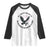 Christian Faith Patriotic Raglan Shirt Death Deliver The Believer To Jesus American Eagle Graphic TS02 White Black Print Your Wear