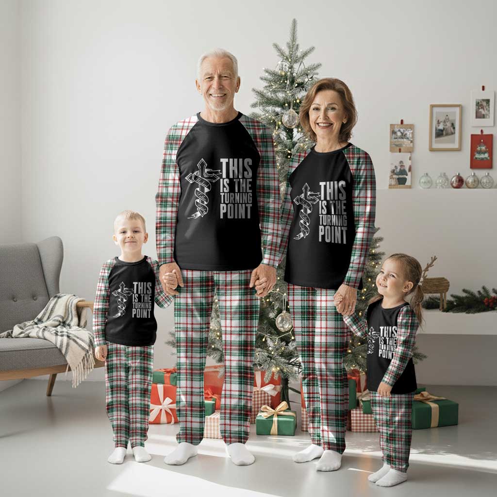 This is the Turning Point Plaid Pajama Set Husband Father Patriot Charlie Kirk Tribute Christian Faith TS02 Christmas Plaid Print Your Wear