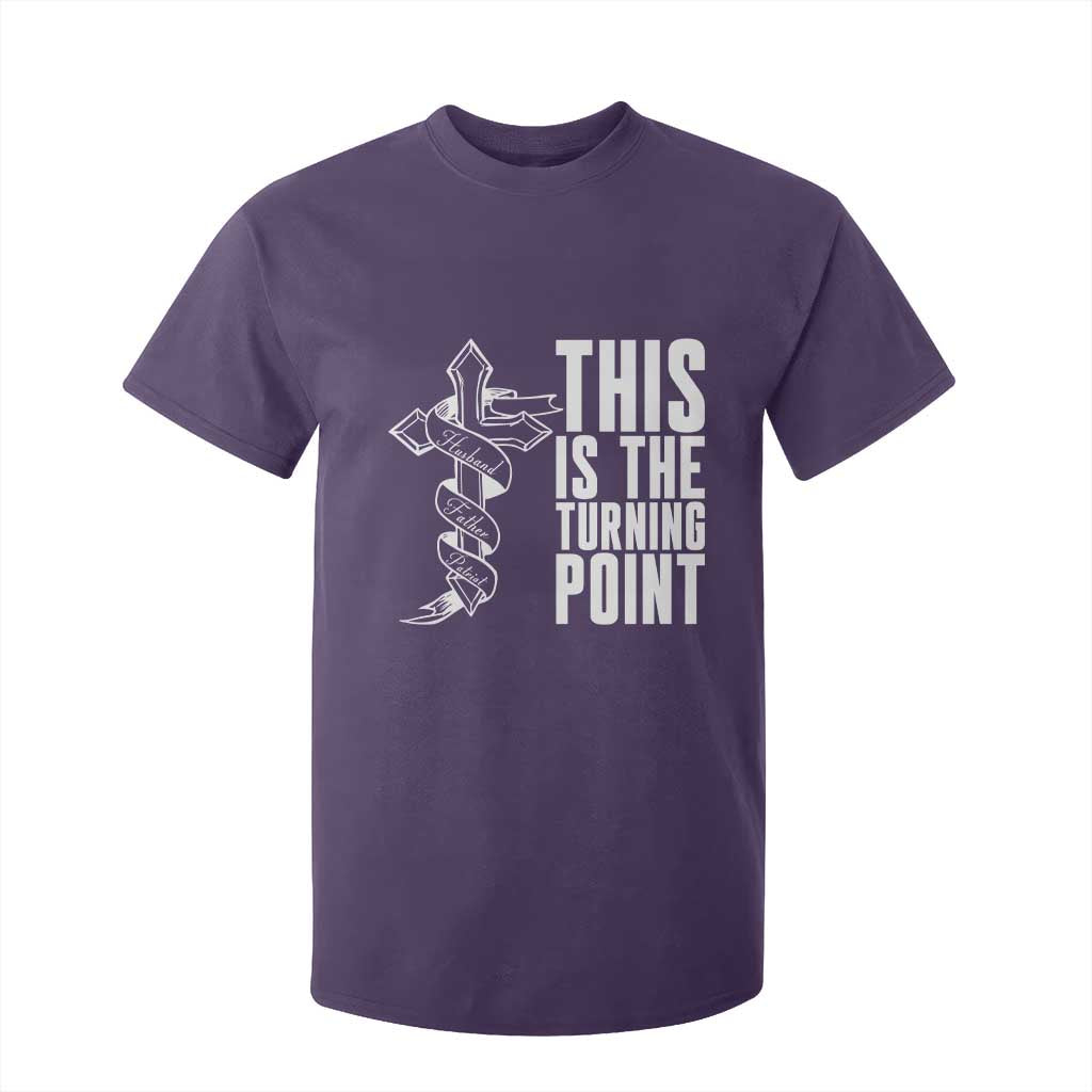 This is the Turning Point T Shirt For Kid Husband Father Patriot Charlie Kirk Tribute Christian Faith TS02 Purple Print Your Wear