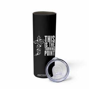 This is the Turning Point Skinny Tumbler Husband Father Patriot Charlie Kirk Tribute Christian Faith TS02 Print Your Wear