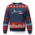 This is The Turning Point Ugly Christmas Sweater Patriotic American Flag Graphic TS02 Navy Red Print Your Wear