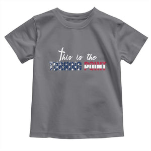 This is The Turning Point Toddler T Shirt Patriotic American Flag Graphic TS02 Charcoal Print Your Wear