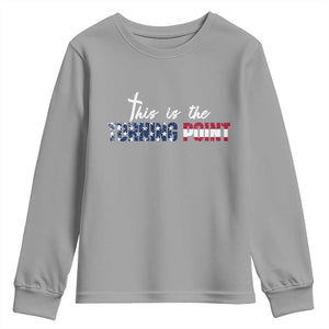 This is The Turning Point Youth Sweatshirt Patriotic American Flag Graphic TS02 Sport Gray Print Your Wear