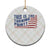 This is The Turning Point Ceramic Ornament USA Flag America True Patriot TS02 1pc Christmas Plaid Print Your Wear