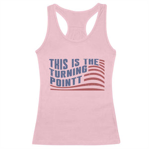 This is The Turning Point Racerback Tank Top USA Flag America True Patriot TS02 Light Pink Print Your Wear