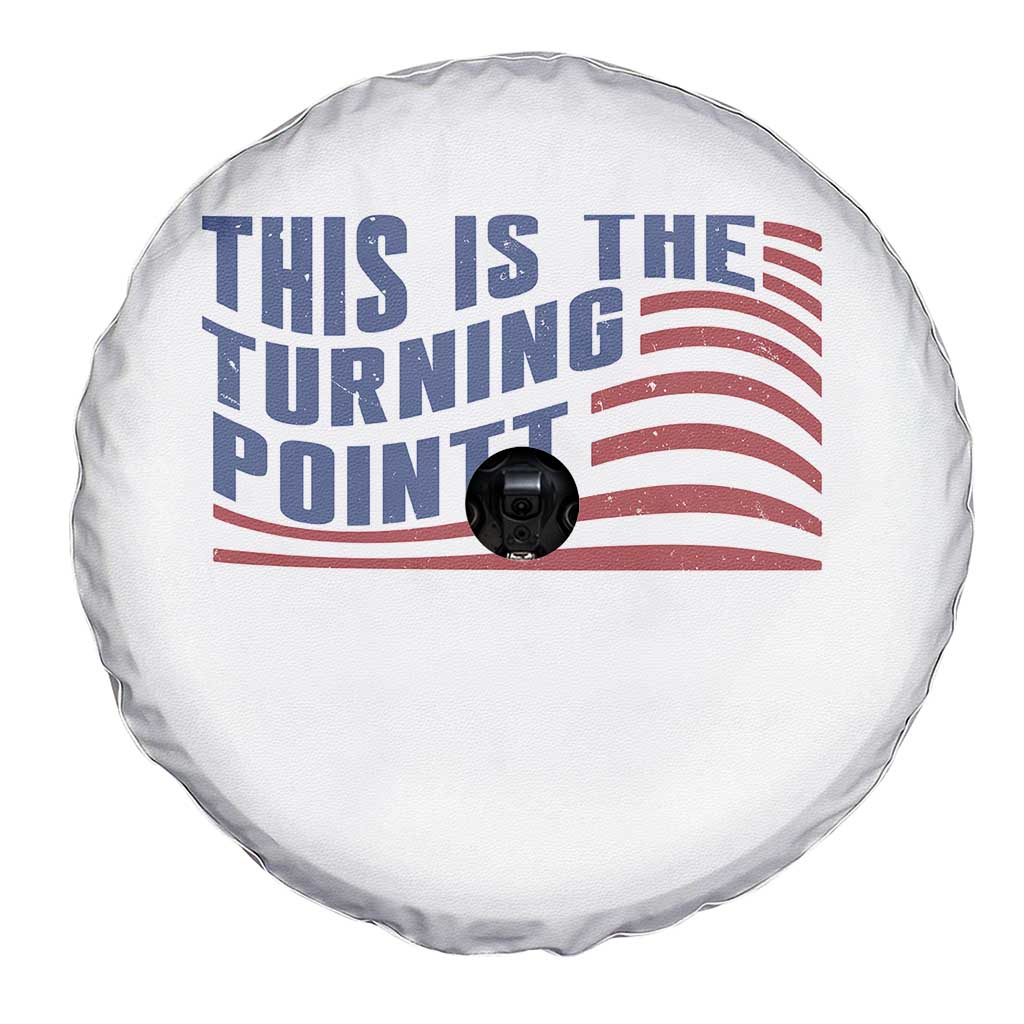 This is The Turning Point Spare Tire Cover USA Flag America True Patriot TS02 Print Your Wear