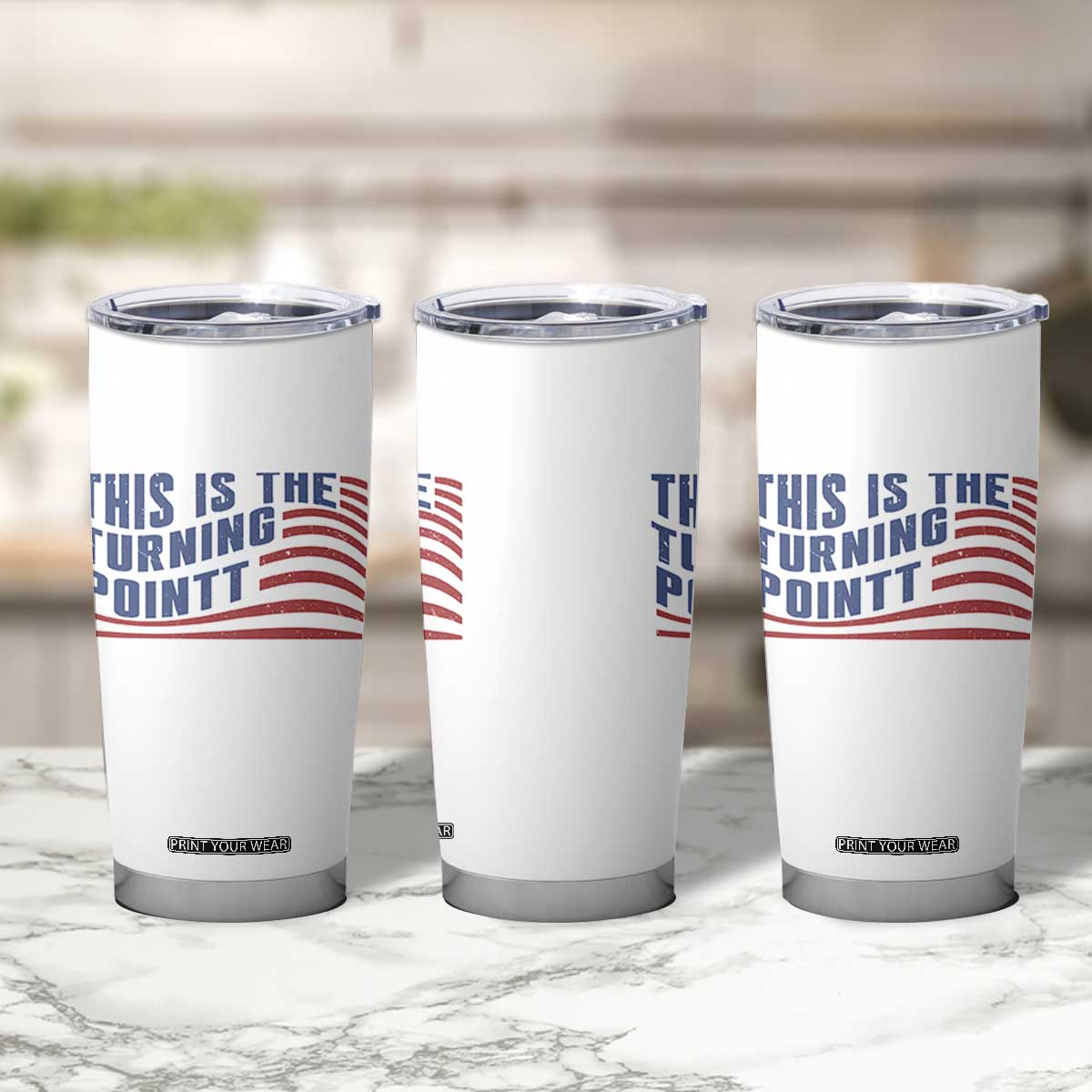 This is The Turning Point Tumbler Cup USA Flag America True Patriot TS02 Print Your Wear