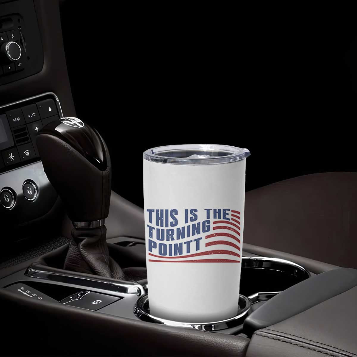 This is The Turning Point Tumbler Cup USA Flag America True Patriot TS02 Print Your Wear