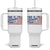 This is The Turning Point Tumbler With Handle USA Flag America True Patriot TS02 One Size: 40 oz White Print Your Wear