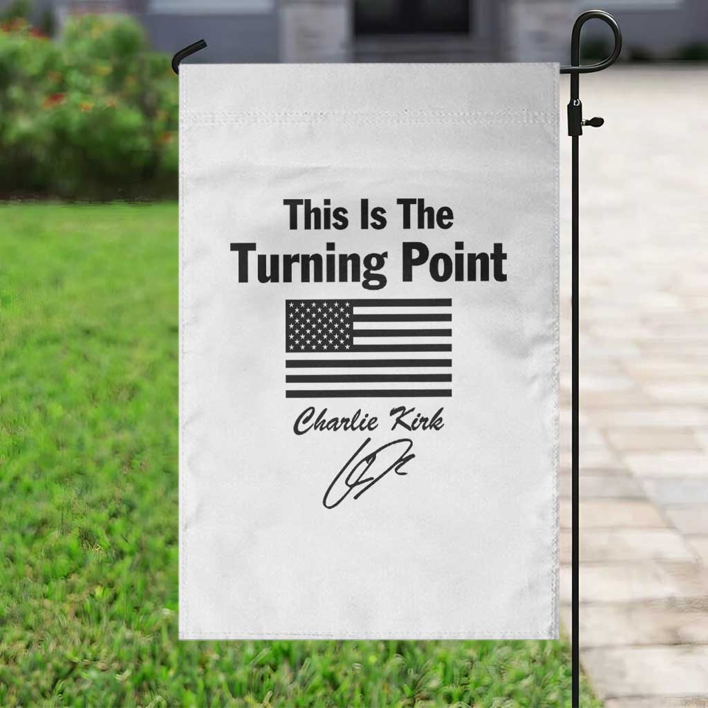 This is The Turning Point Garden Flag American Flag A True Patriot Statement TS02 Print Your Wear