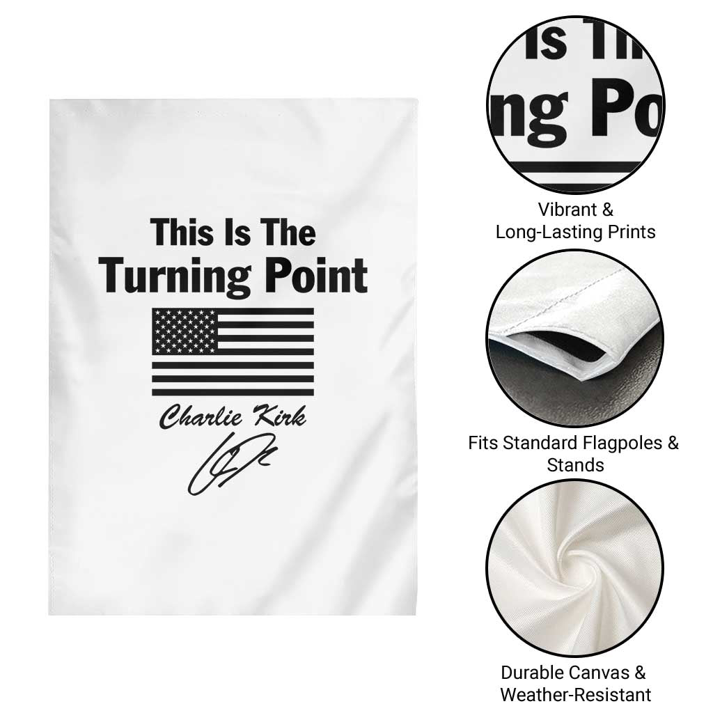 This is The Turning Point Garden Flag American Flag A True Patriot Statement TS02 Print Your Wear