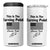This is The Turning Point 4 in 1 Can Cooler Tumbler American Flag A True Patriot Statement TS02 One Size: 16 oz White Print Your Wear