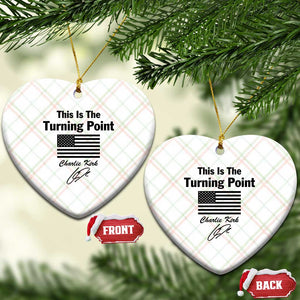 This is The Turning Point Ceramic Ornament American Flag A True Patriot Statement TS02 Print Your Wear