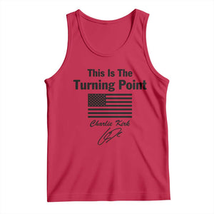 This is The Turning Point Tank Top American Flag A True Patriot Statement TS02 Red Print Your Wear