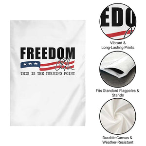 Freedom This Is The Turning Point Garden Flag True Patriot Liberty Defender American Flag TS02 Print Your Wear