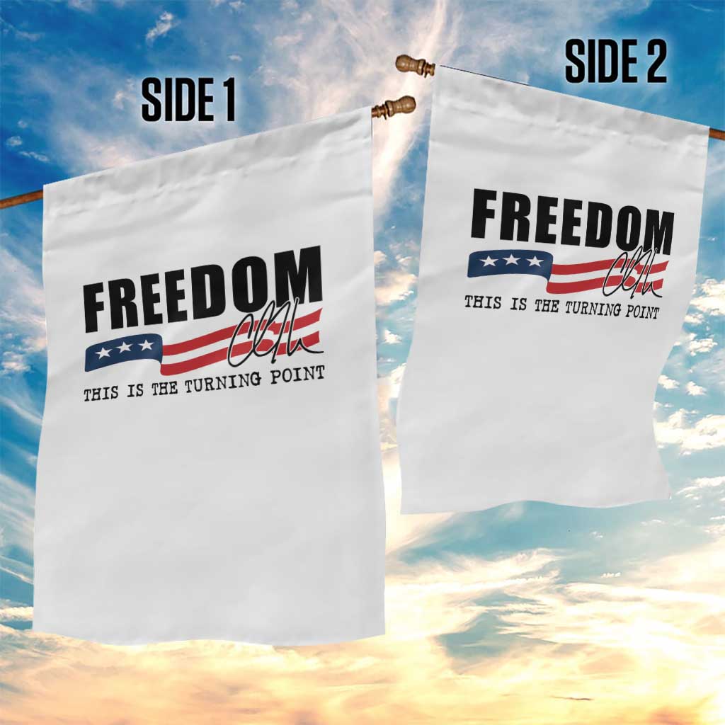 Freedom This Is The Turning Point Garden Flag True Patriot Liberty Defender American Flag TS02 Print Your Wear
